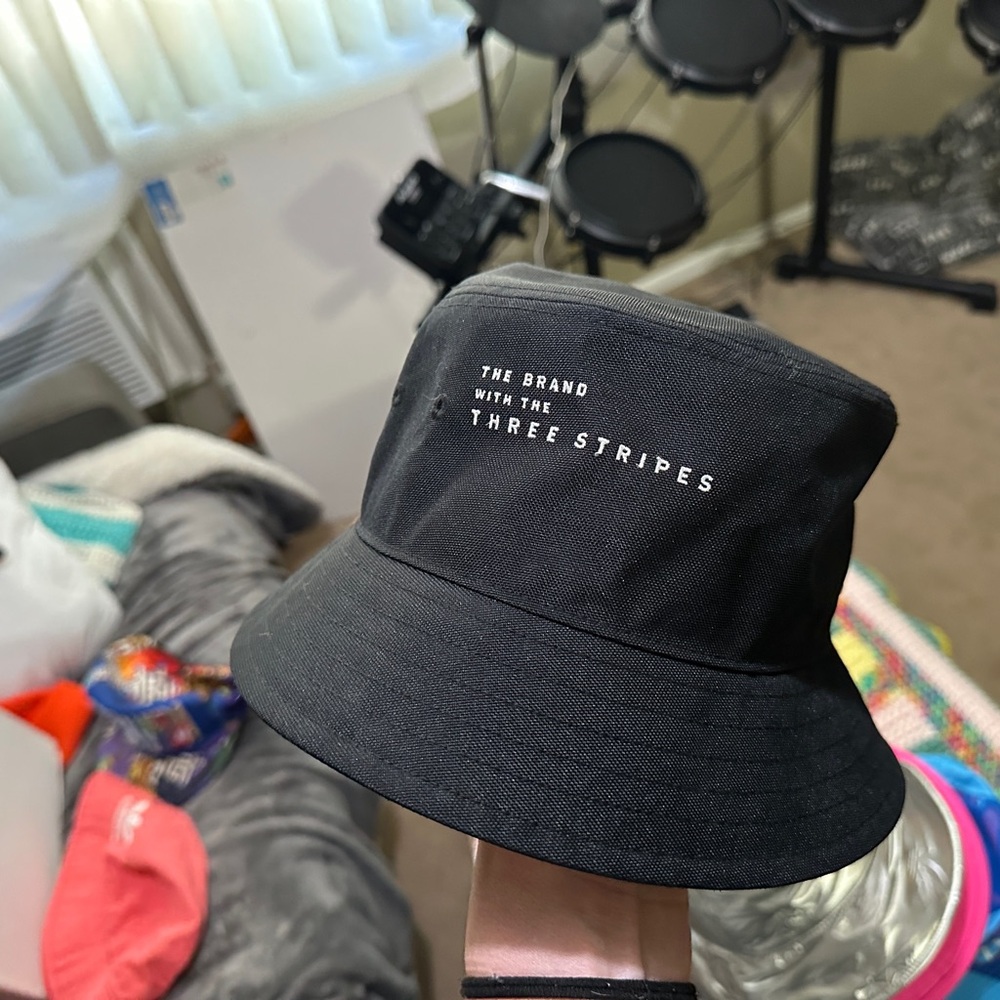 Adidas Black Bucket Hat